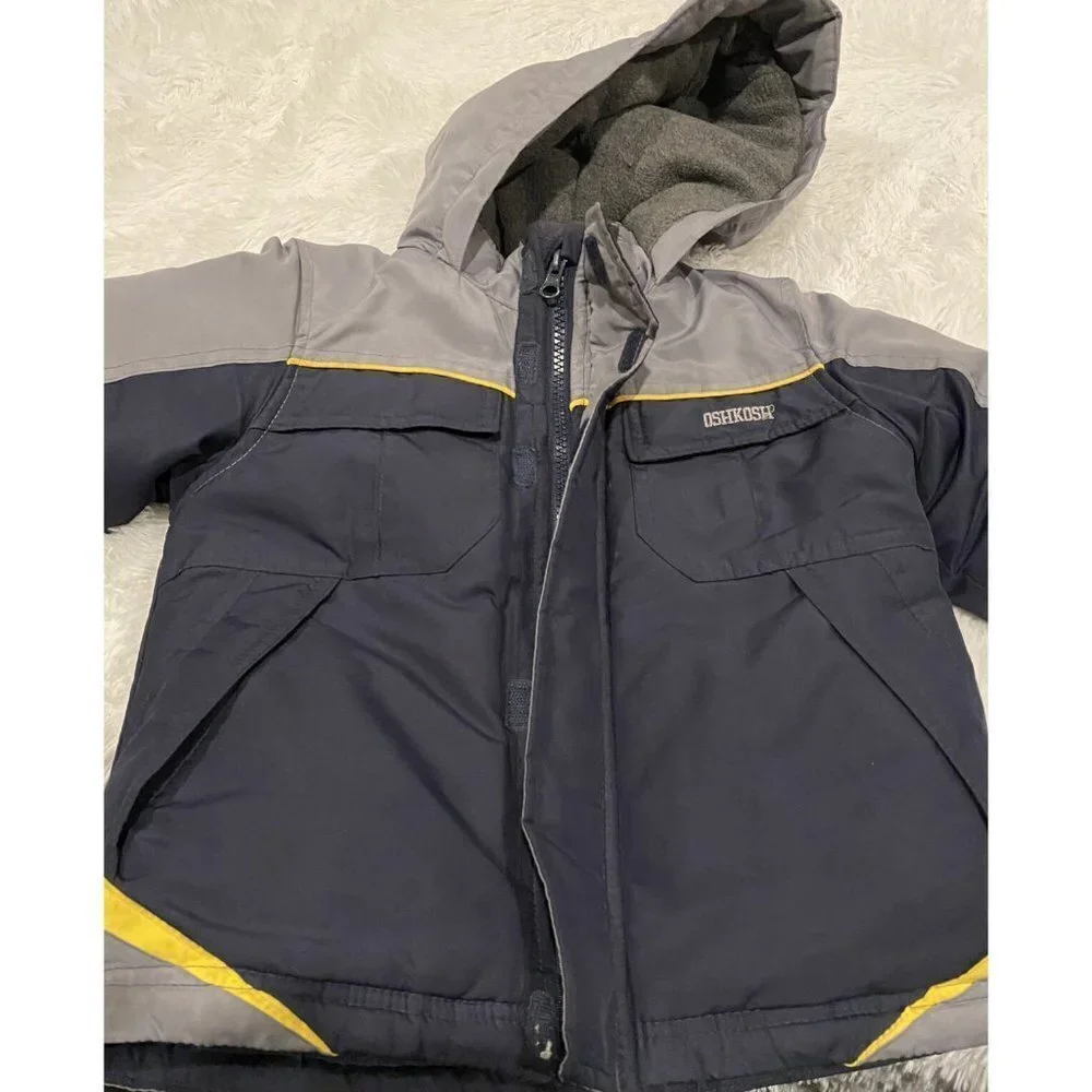 Oshkosh Lined Heavy Duty Hooded Jacket 4T